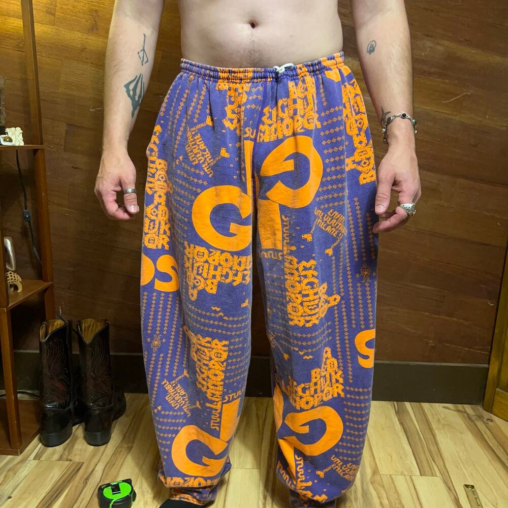 VINTAGE 90s Golds Gym Pump Covers Size XL Sweatpants Baggy Streetwear